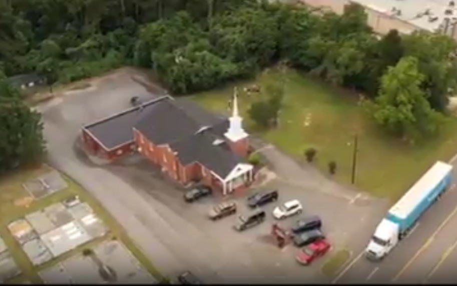 An Aerial View of the Church